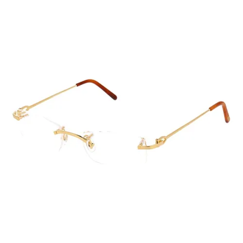 CARTIER Оправы для очков Золотой Унисекс