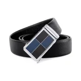 Зернистая кожа личи, черно-серебристый