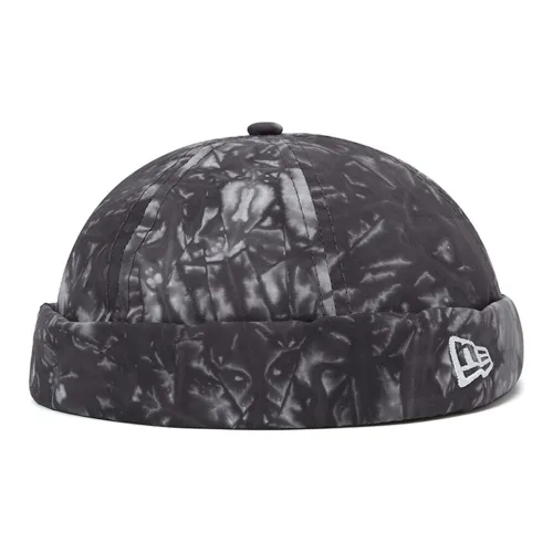 New Era Хлопковая шляпа черного цвета унисекс