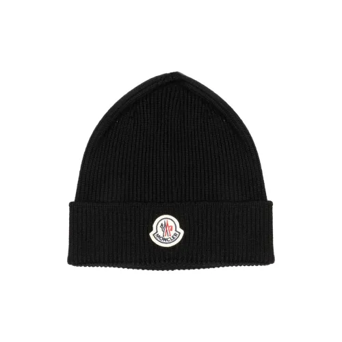 MONCLER Шерсть Шляпы Черные Мужские