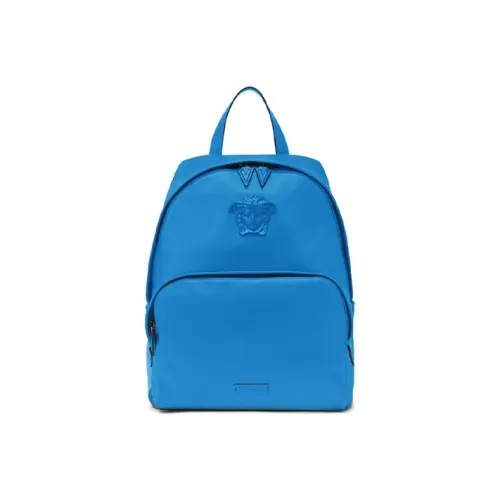 VERSACE La Medusa Коровья кожа Рюкзак Мужской Синий