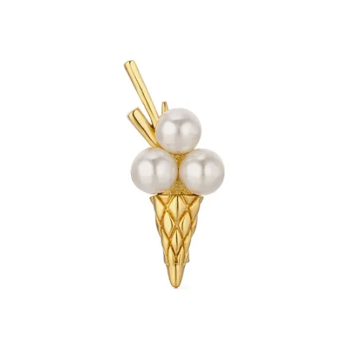 Glam Ever Золотой Покрытый Синтетический Жемчуг Брошки Женские