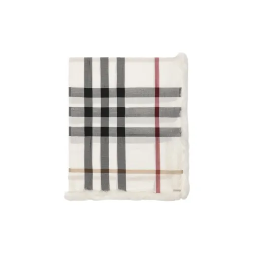 Burberry Шарфы из шерсти Wool Knit Слоновая кость Унисекс