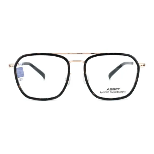 SEIKO Пластина And Металл Квадрат Оправы для очков Унисекс