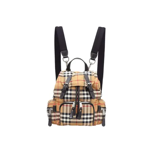 Burberry Нейлон Рюкзак Маленький Унисекс Классический стиль Желтый