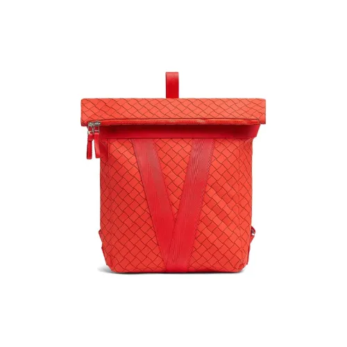 Bottega Veneta Полиуретан Рюкзак Мужской Красный