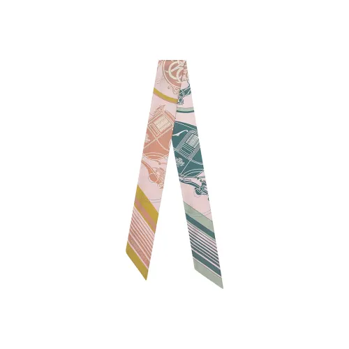 HERMES Шелковые шарфы Женские Розовый