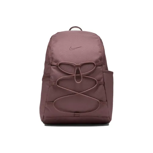 Nike Полиэстер Рюкзак Стандартный Унисекс Дымчатый Фиолетовый Красный