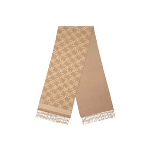 FENDI Шарфы Wool Knit Бежевый верблюд Женские