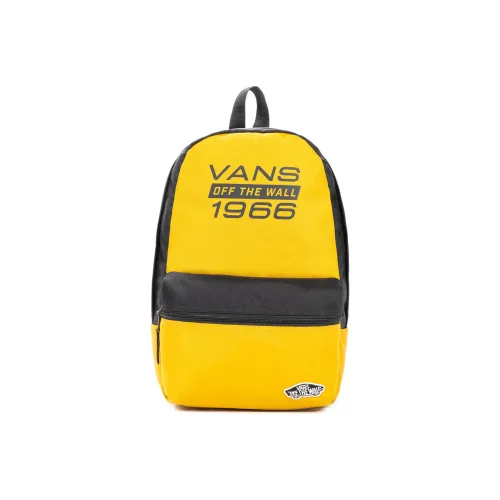 VANS Холст Рюкзак Унисекс Черный Желтый Многоцветный