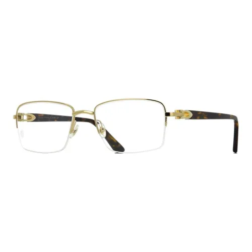 Cartier C Décor Alloy Square Eyeglass Frames Men's