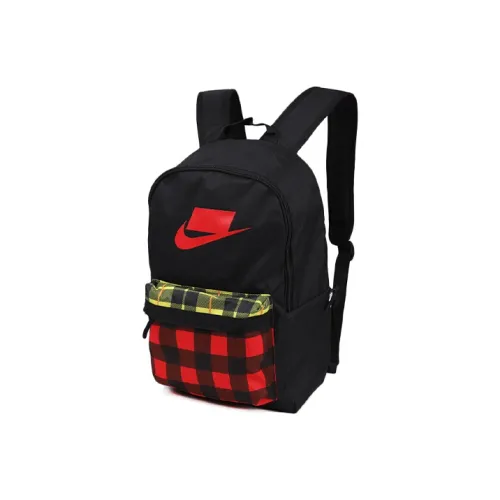 Nike Полиэстер Рюкзак Стандартный Унисекс Красный Черный