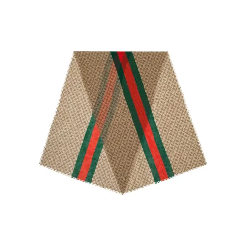 GUCCI Шерпа Шарфы Бежевые Мужские