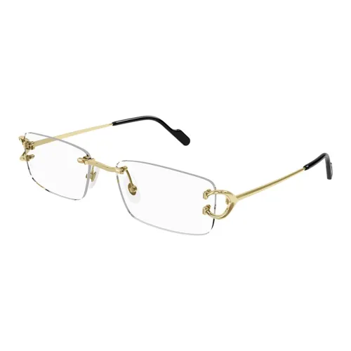 Очки Cartier с диоптриями золотые мужские