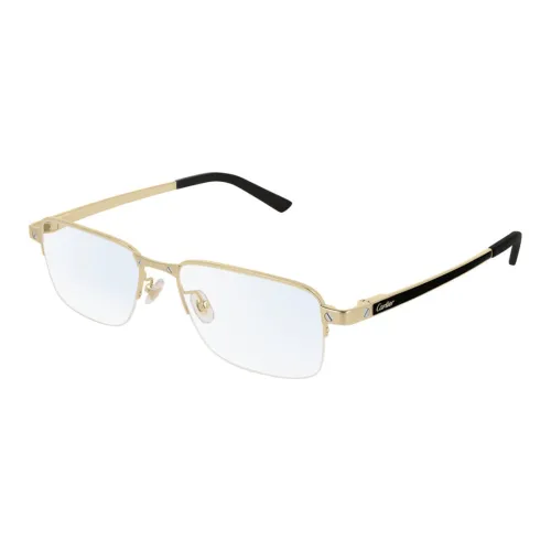 Очки Cartier SANTOS DE с диоптриями золото унисекс