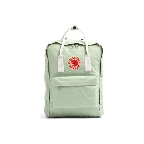 Fjallraven Виниловый Рюкзак Женский Мятно-Зеленый Крутой Белый