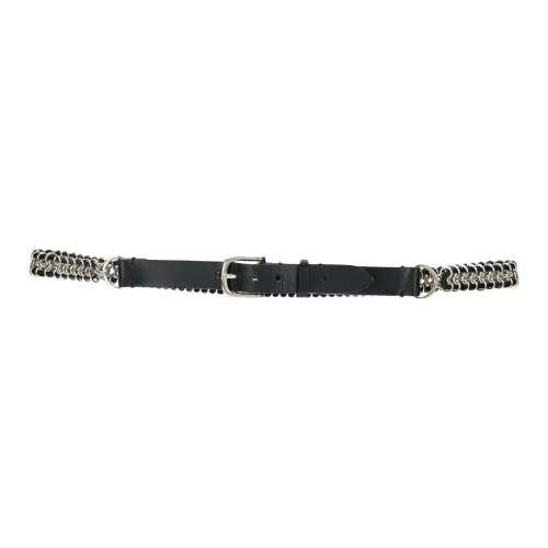 BALMAIN Коровья кожа Ремни Черный Унисекс