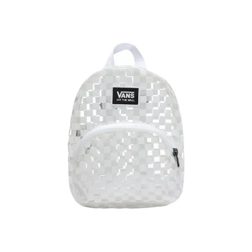 Vans Прозрачный PU кожа Рюкзак Мини Унисекс Белый
