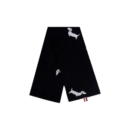 THOM BROWNE Шерпа Шарфы Морской Синий Мужской