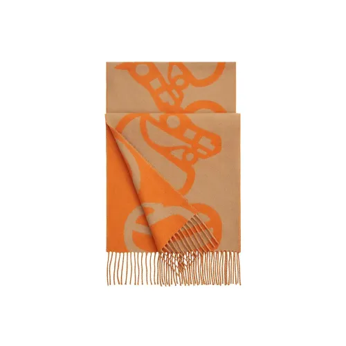 HERMES Кашемир Вязаные шарфы Женские