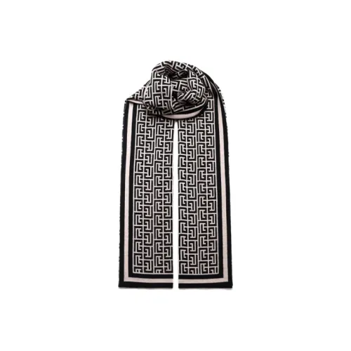 BALMAIN Шерсть Шарфы Многоцветный Мужской