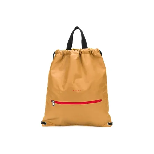 MARNI Полиамид Рюкзак Мужской Коричневый