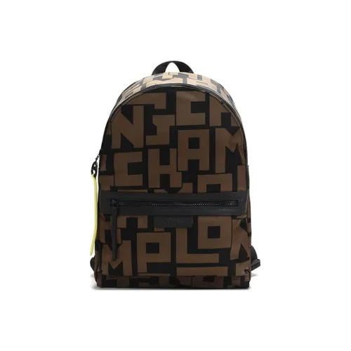 LONGCHAMP Le Pliage LGP Ткань Рюкзак Женские Черный армейский зеленый