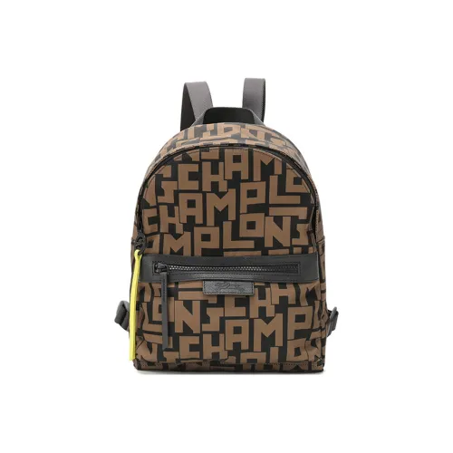 LONGCHAMP Le Pliage LGP Ткань Рюкзак Маленький Женский Черный Яшма