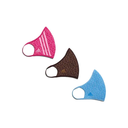 Adidas Полиэстер Маски для лица Розовый/Коричневый/Синий Унисекс