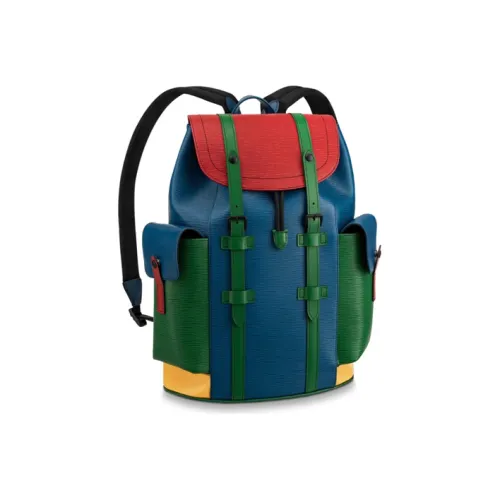 LOUIS VUITTON CHRISTOPHER Epi Коровья кожа Рюкзак Маленький Мужской Многоцветный