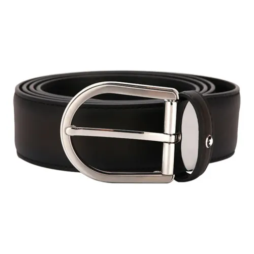 MONTBLANC Ремни из коровьей кожи Мужской Серый 3,5