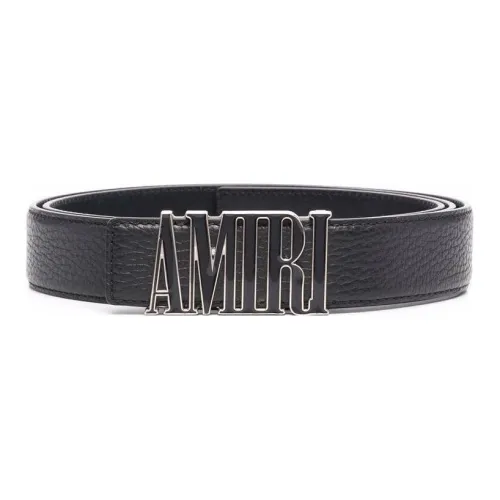 AMIRI Кожаные ремни, черный, унисекс