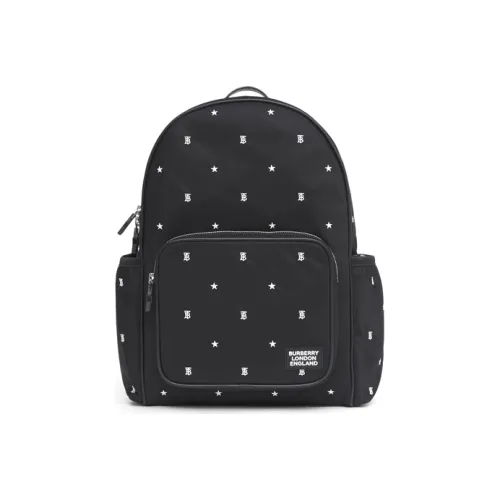 Burberry Полиамид с Полиуретаном и Кожа Рюкзак Унисекс Черный