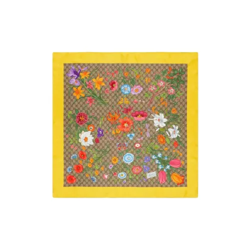 GUCCI Flora Шелковые шарфы для женщин