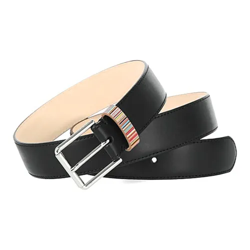 Ремни из коровьей кожи Paul Smith, черные, мужские