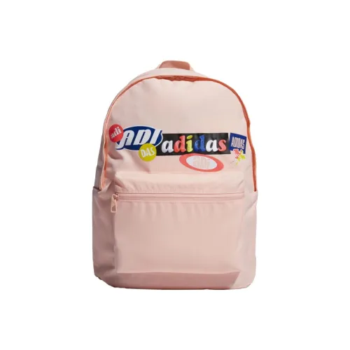 Adidas Рюкзак из переработанного полиэстера с тканью в рубчик стандартный женский розовый