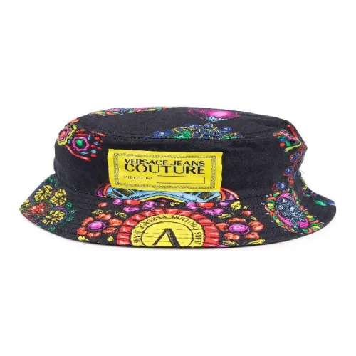 VERSACE JEANS COUTURE Хлопок Шляпы Черный Унисекс