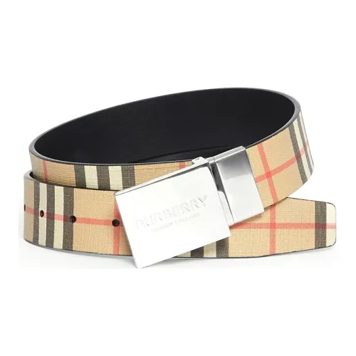Burberry Винтажные кожаные ремни унисекс