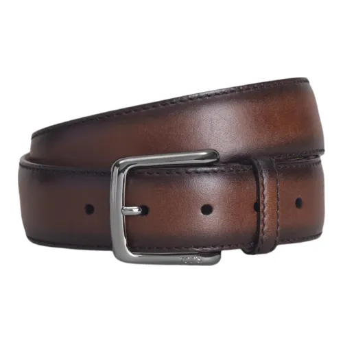 TOD'S Кожаные ремни, коричневый, унисекс