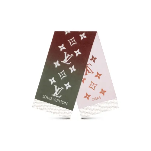 LOUIS VUITTON Вязаные шарфы Унисекс Хаки