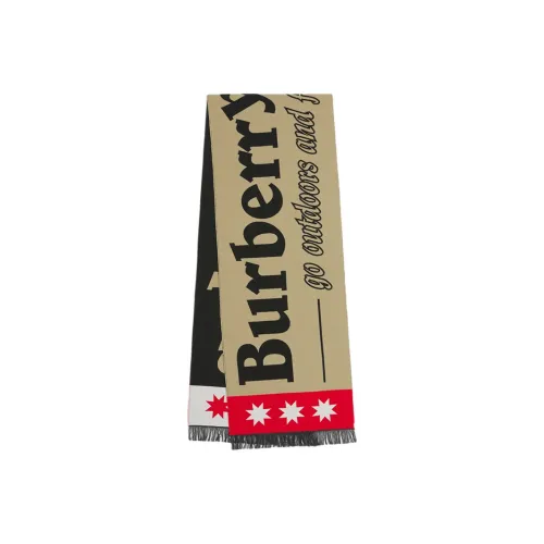 Burberry Шарфы Унисекс из шерсти и трикотажа