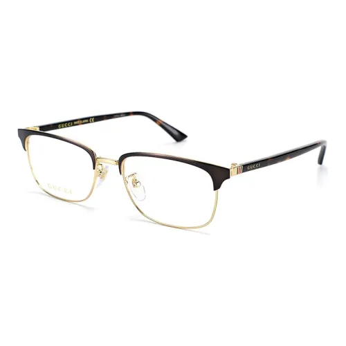 GUCCI Пластиковая оправа Квадратные очки OPTICAL Унисекс Черепаховый