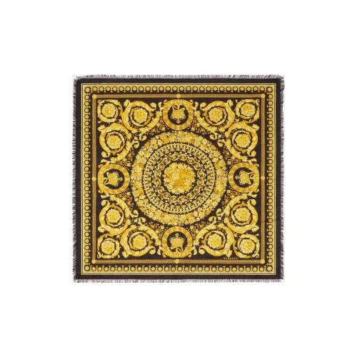 VERSACE Barocco Шелковые шарфы Черный/золотой Детский