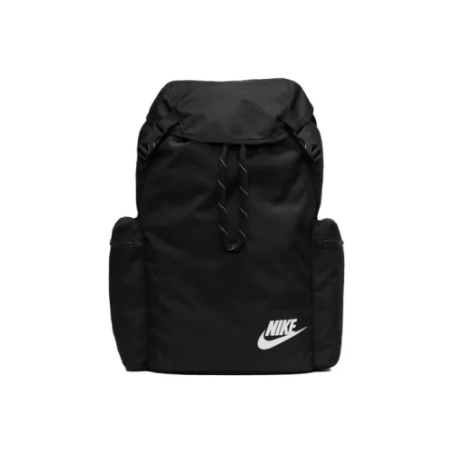 Nike Heritage Polyester Backpack Regular Unisex Black Найк Heritage Полиэстер Рюкзак Стандартный Унисекс Черный