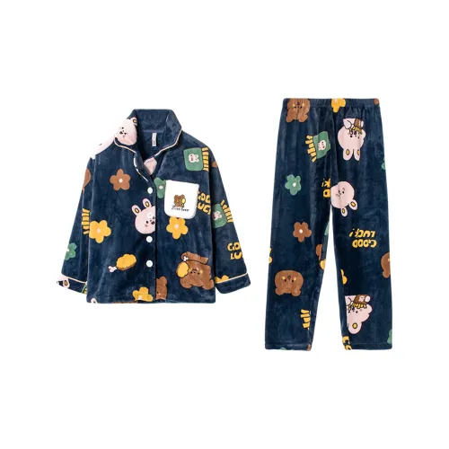 DAMOS·LOVE Темно-синий Женские Пижамные Комплекты