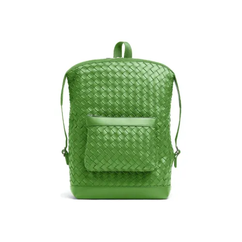 Bottega Veneta Телячья кожа Ноутбук Сумка Рюкзак Мужской Газон Зеленый
