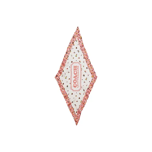 COACH Шелковые шарфы Розовый Женские