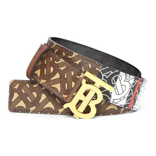 Burberry Кожаные ремни Женские Malle Коричневый Ширина 3,5 см