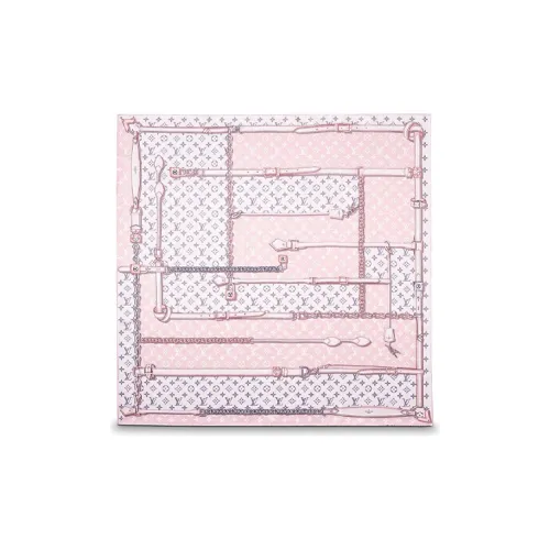 LOUIS VUITTON Monogram Confidential Шелковые шарфы для женщин