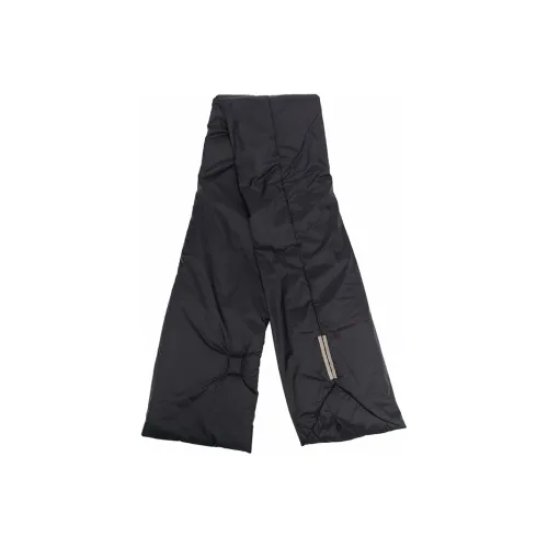 Rick Owens DRKSHDW Нейлоновые Вязаные Шарфы Черные Женские